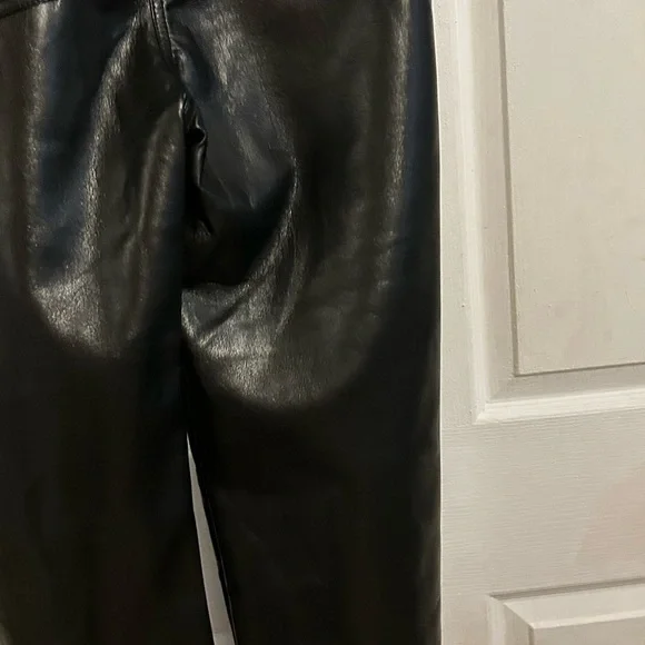 WILFRED Faux Leather Black Pant 6 - Picture 14 of 15